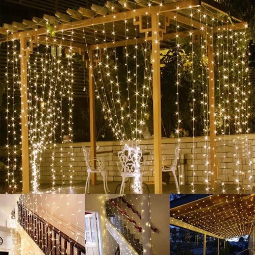 Led Dekorativna Zavesa 3x3m i 3x6m