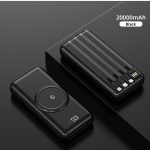 Bežični Punjač - Power Bank Sa 4 Kabla