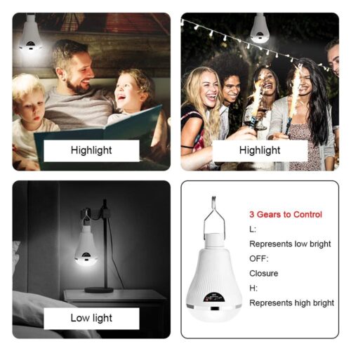 Solarna LED Sijalica + Punjač Telefona
