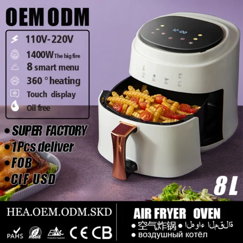 Friteza Air Fryer 8L