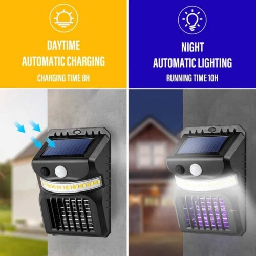 Solarna UV Lampa Za Komarce i Reflektor
