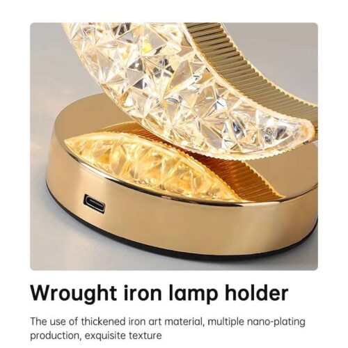 Kristalna Stona Lampa