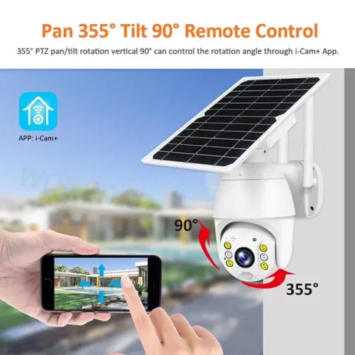 Solarna WIFI Kamera 4G Za Video Nadzor 5MP