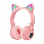 Svetleće Bluetooth Slušalice Sa Mačjim Ušima Svetleće Bluetooth Slušalice Sa Mačjim Ušima