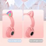 Svetleće Bluetooth Slušalice Sa Mačjim Ušima Svetleće Bluetooth Slušalice Sa Mačjim Ušima