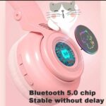 Svetleće Bluetooth Slušalice Sa Mačjim Ušima Svetleće Bluetooth Slušalice Sa Mačjim Ušima