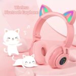 Svetleće Bluetooth Slušalice Sa Mačjim Ušima Svetleće Bluetooth Slušalice Sa Mačjim Ušima