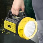 Solarna Ručna Baterijska Lampa Sa Bluetooth Zvučnikom Solarna Ručna Baterijska Lampa Sa Bluetooth Zvučnikom