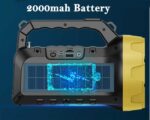 Solarna Ručna Baterijska Lampa Sa Bluetooth Zvučnikom Solarna Ručna Baterijska Lampa Sa Bluetooth Zvučnikom