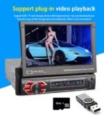 Bluetooth Radio Sa Zadnjom Kamerom i Teleskopskim Ekranom Bluetooth Radio Sa Zadnjom Kamerom i Teleskopskim Ekranom
