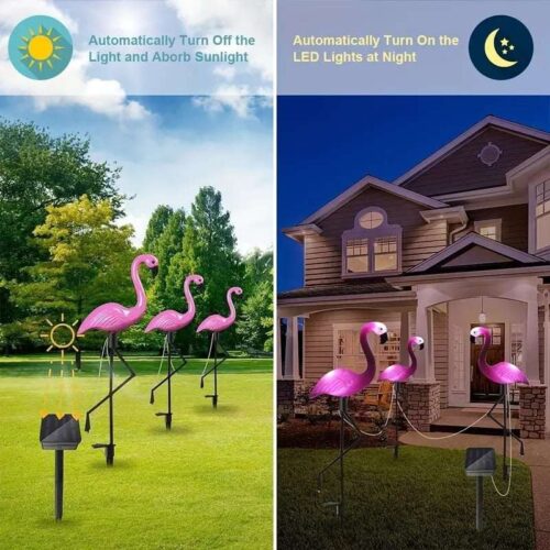 Solarna Lampa Flamingo