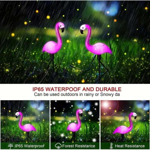 Solarna Lampa Flamingo