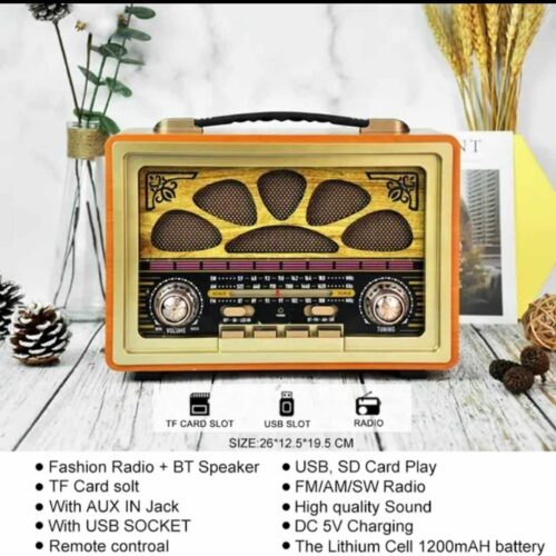 Retro Bluetooth Zvucnik sa Radiom