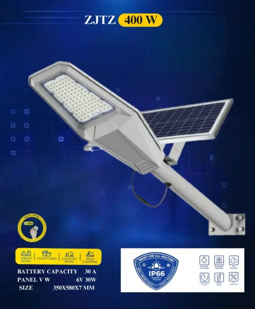 LED Solarni Reflektor 400W IP67 JORTAN