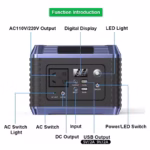 Prenosiva Power Stanica 200W - 220V AC 32000mAh Baterija Prenosiva Power Stanica 200W - 220V AC 32000mAh Baterija