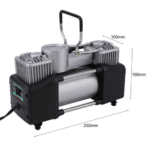 Auto Kompresor 12V sa Setom za Krpljenje Guma Auto Kompresor 12V sa Setom za Krpljenje Guma